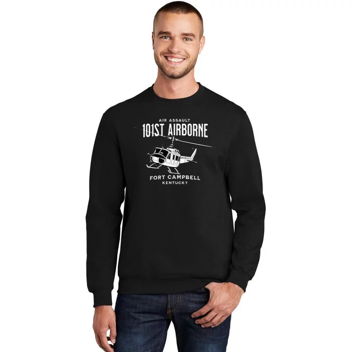 101st Airborne Air Assault Helicopter Fort Campbell Kentucky Tall Sweatshirt