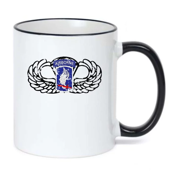 173rd Airborne Brigade Jumpwings Black Color Changing Mug