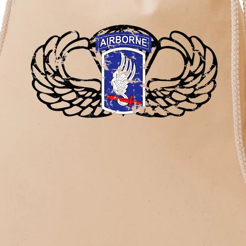 173rd Airborne Brigade Jumpwings Drawstring Bag