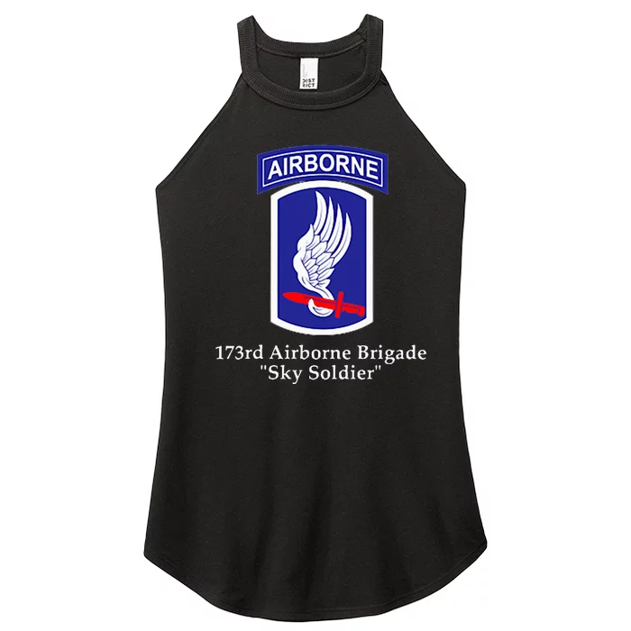 173rd Airborne Brigade Sky Soldier U.S. Army Full Color Women’s Perfect Tri Rocker Tank