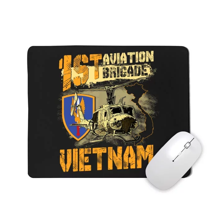 1st Aviation Brigade Vietnam Veteran Pilot  Door Gunner Mousepad