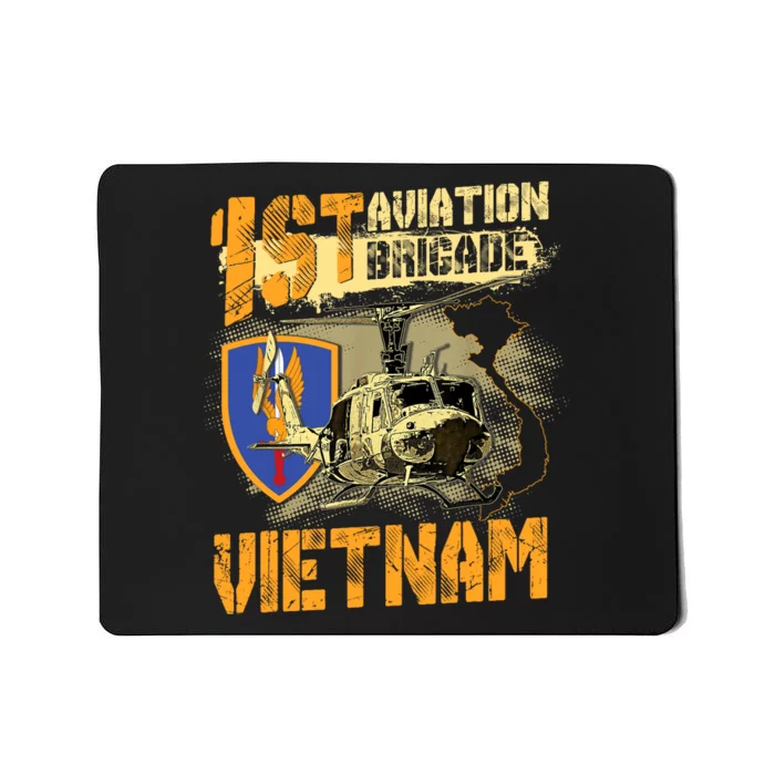 1st Aviation Brigade Vietnam Veteran Pilot  Door Gunner Mousepad