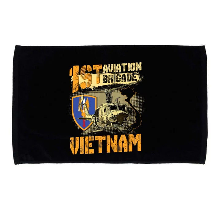 1st Aviation Brigade Vietnam Veteran Pilot  Door Gunner Microfiber Hand Towel