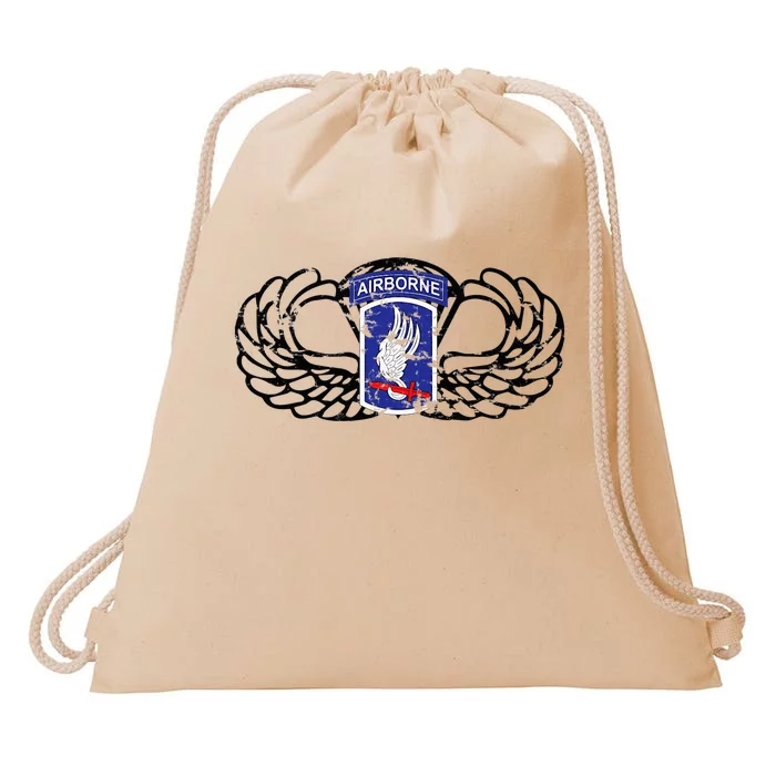 173rd Airborne Brigade Jumpwings Drawstring Bag