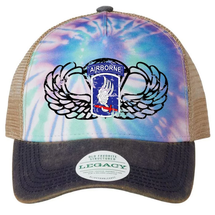 173rd Airborne Brigade Jumpwings Legacy Tie Dye Trucker Hat