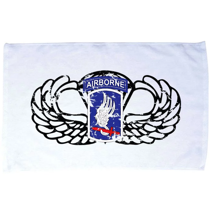 173rd Airborne Brigade Jumpwings Microfiber Hand Towel