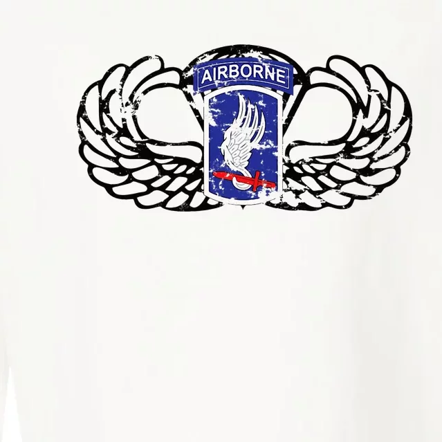 173rd Airborne Brigade Jumpwings Cropped Pullover Crew