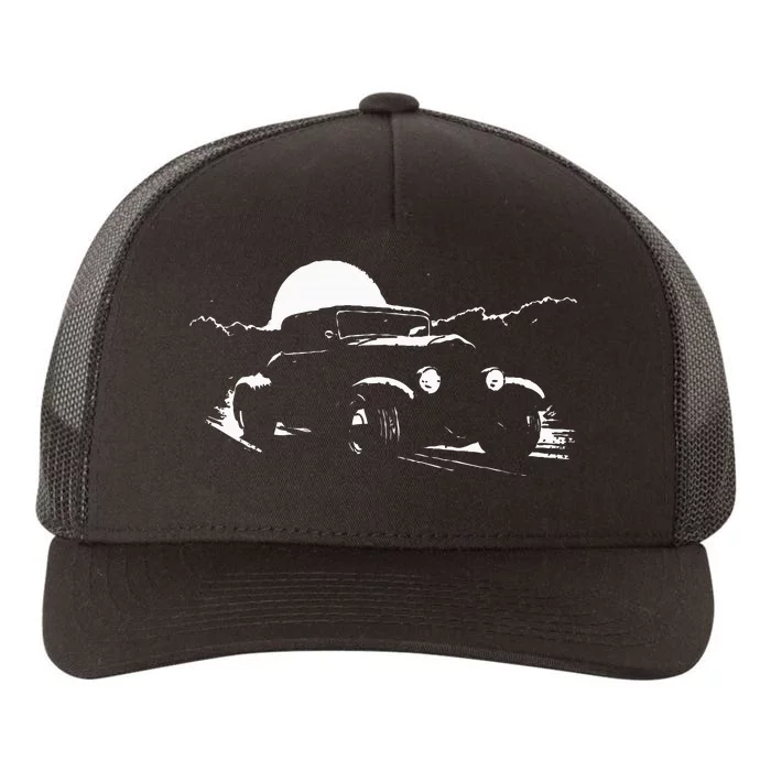 1930S American Classic Hot Rod Yupoong Adult 5-Panel Trucker Hat