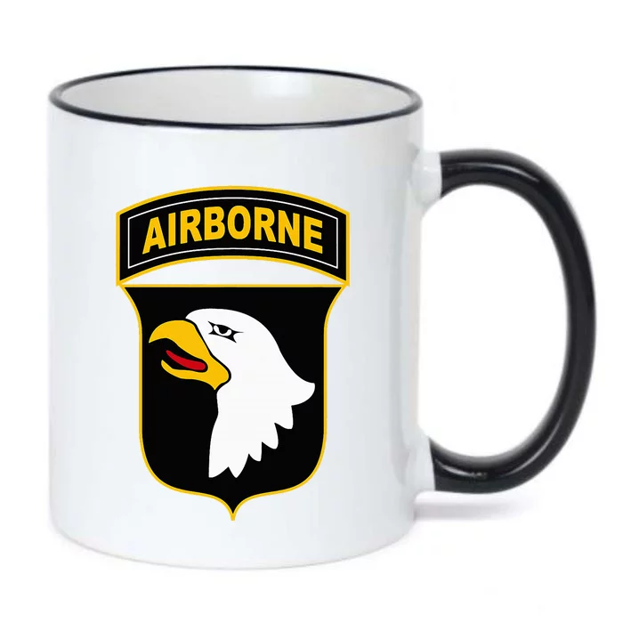 101st Airborne Division Military Veteran American Eagle Army Black Color Changing Mug