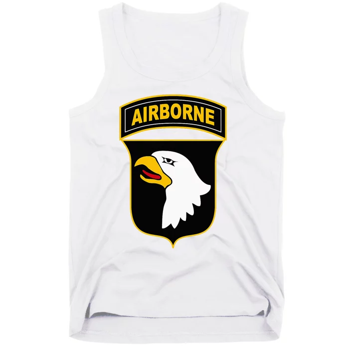 101st Airborne Division Military Veteran American Eagle Army Tank Top