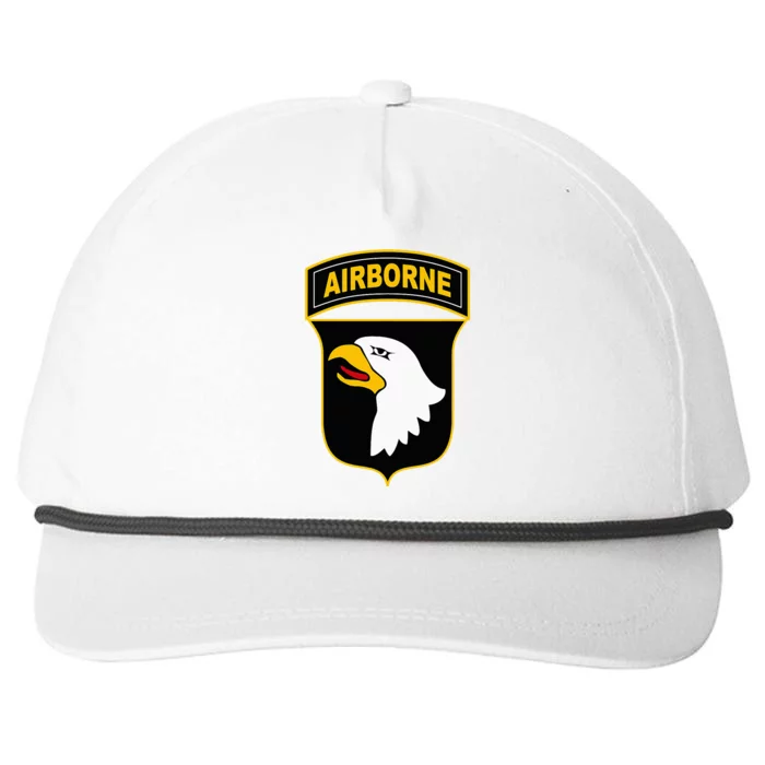 101st Airborne Division Military Veteran American Eagle Army Snapback Five-Panel Rope Hat