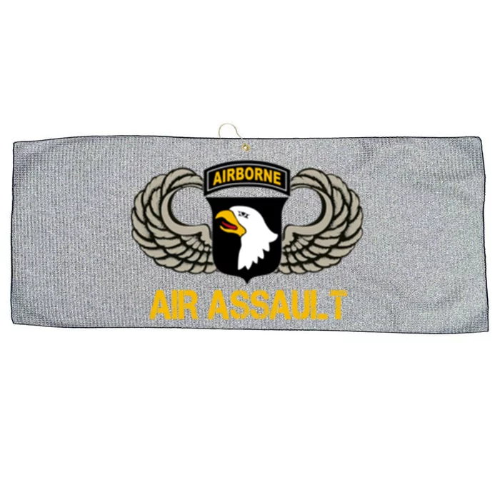 101st Airborne Division Air Assault Gift Veterans Day Great Gift Large Microfiber Waffle Golf Towel