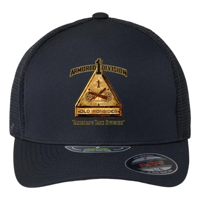 1st Armored Division Flexfit Unipanel Trucker Cap