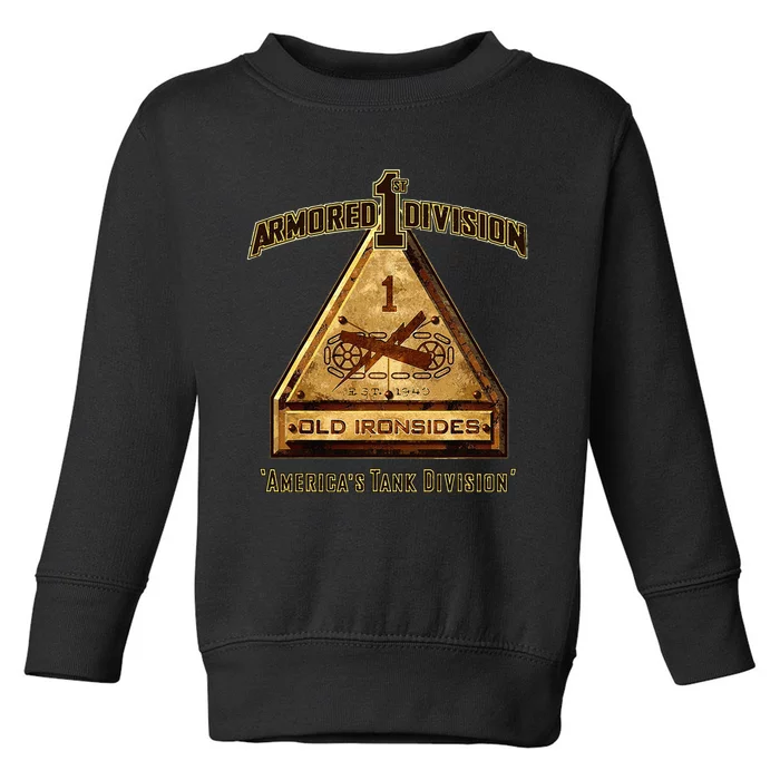 1st Armored Division Toddler Sweatshirt