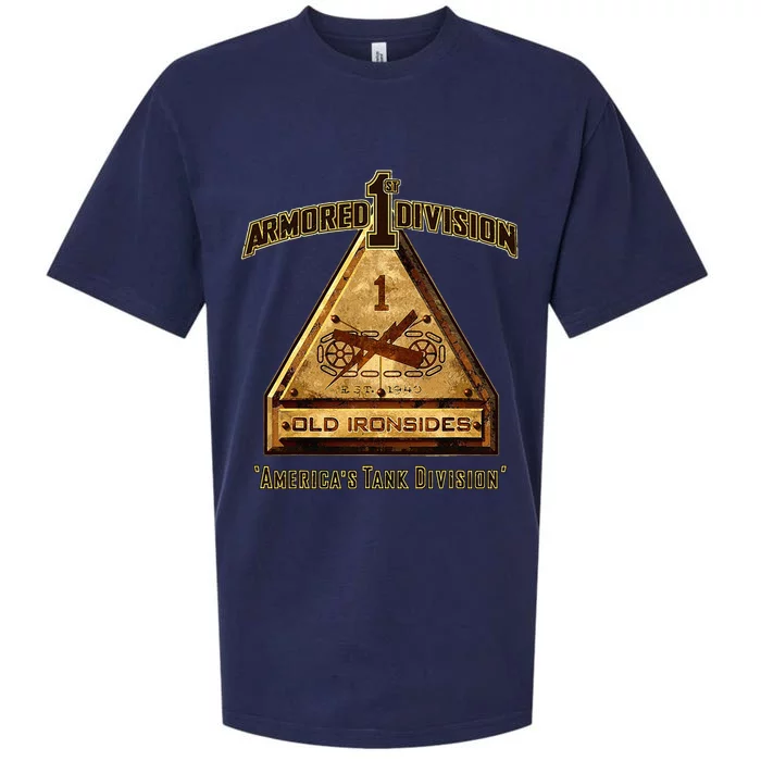 1st Armored Division Sueded Cloud Jersey T-Shirt