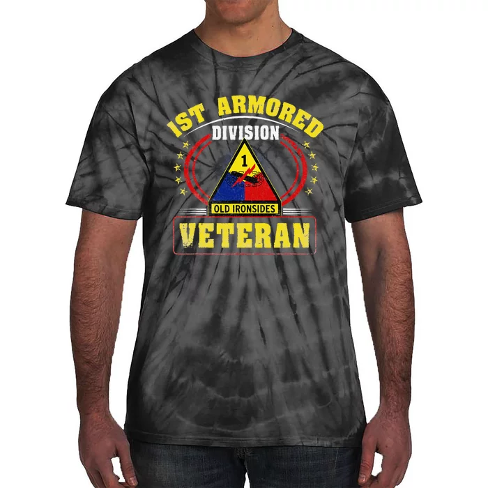 1st Armored Division Veteran Tie-Dye T-Shirt