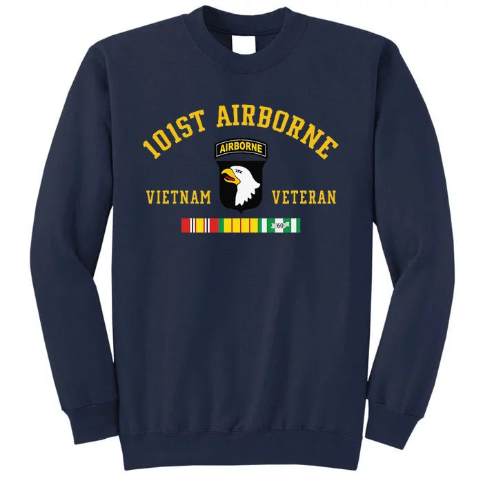 101st Airborne Division Vietnam Veteran Father Day Tall Sweatshirt