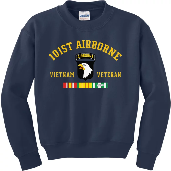 101st Airborne Division Vietnam Veteran Father Day Kids Sweatshirt