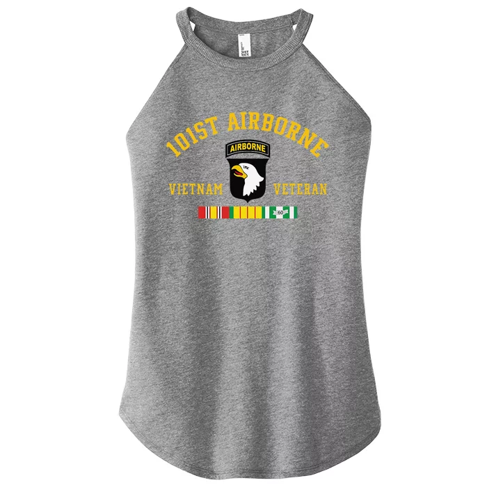 101st Airborne Division Vietnam Veteran Father Day Women’s Perfect Tri Rocker Tank