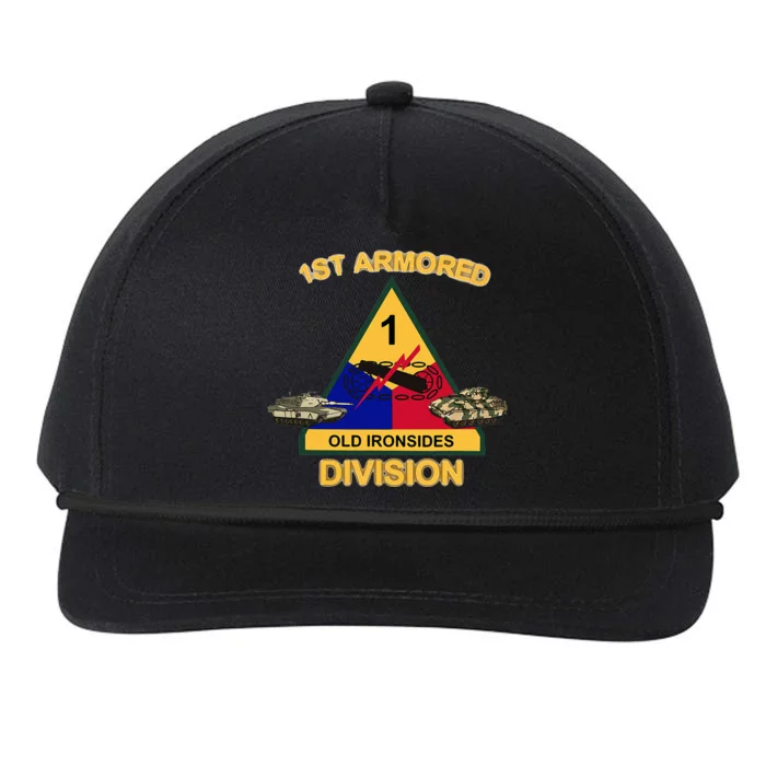 1st Armored Div Old Ironsides Snapback Five-Panel Rope Hat