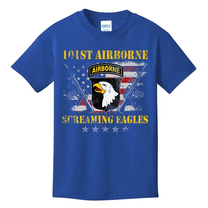 101st Airborne Division Veteran Screaming Eagle Kids T-Shirt