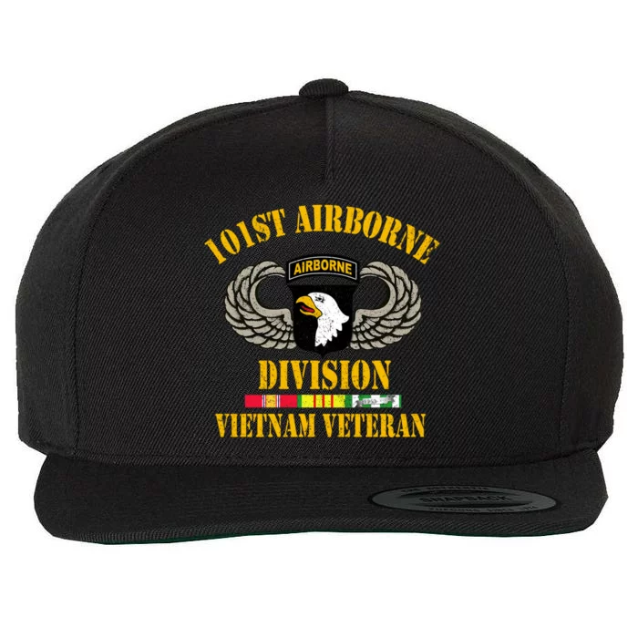 101st Airborne Division Vietnam Veteran Cool Gift Veterans Day Cute Gift Wool Snapback Cap