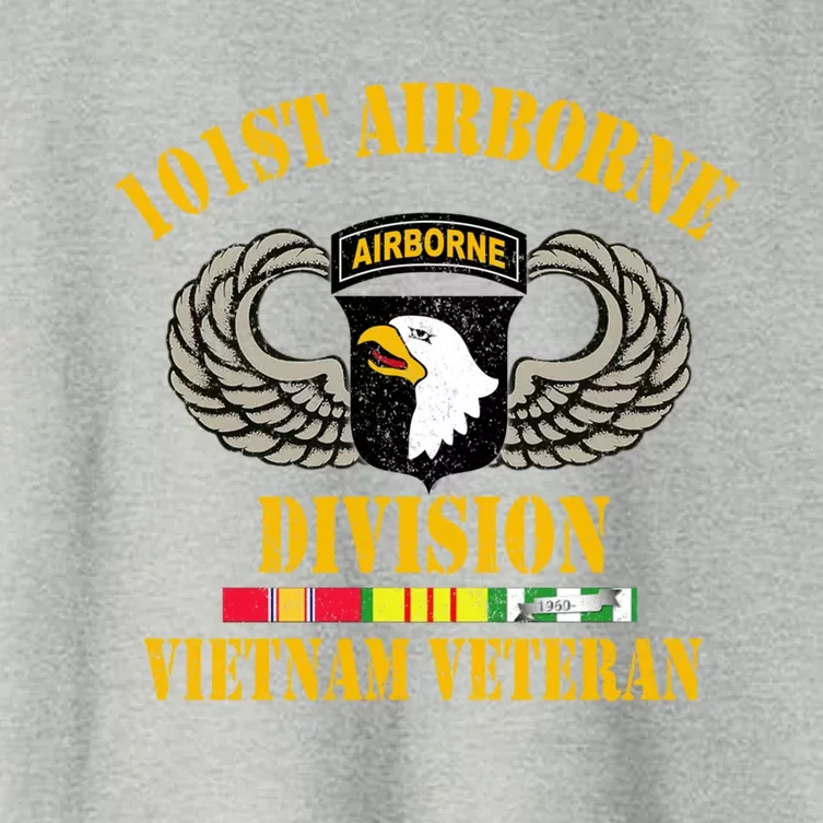 101st Airborne Division Vietnam Veteran Cool Gift Veterans Day Cute Gift Women's Crop Top Tee