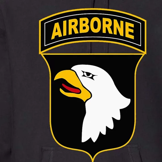 101st Airborne Division Military Veteran American Eagle Army Premium Hoodie