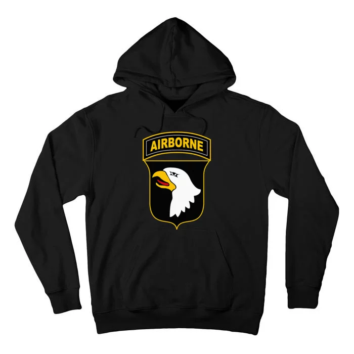 101st Airborne Division Military Veteran American Eagle Army Tall Hoodie