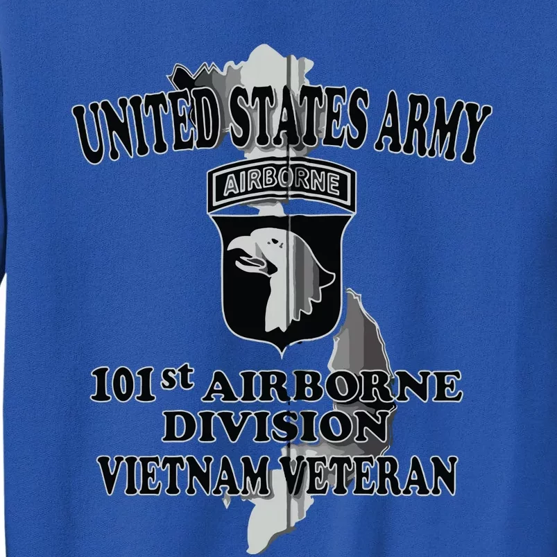 101st Airborne Division Vietnam Veteran Zip Hoodie Tall Sweatshirt