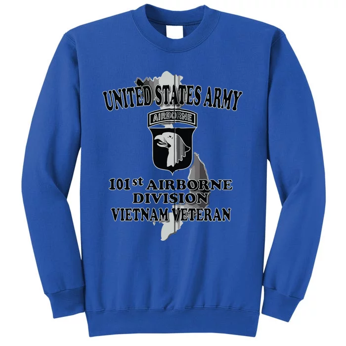 101st Airborne Division Vietnam Veteran Zip Hoodie Tall Sweatshirt