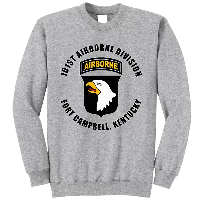 101st Airborne Division Fort Campbell Kentucky Emblem Tall Sweatshirt