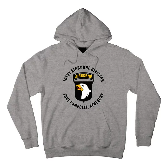 101st Airborne Division Fort Campbell Kentucky Emblem Tall Hoodie