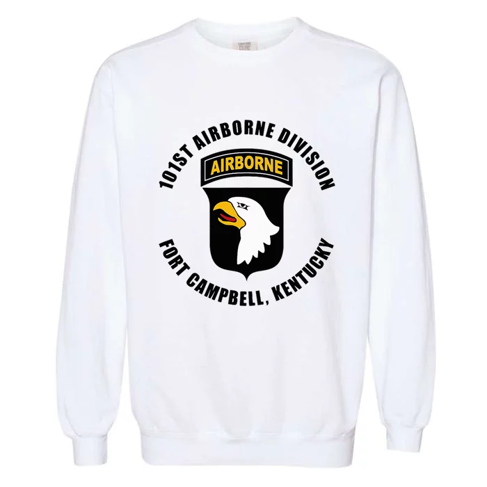 101st Airborne Division Fort Campbell Kentucky Emblem Garment-Dyed Sweatshirt