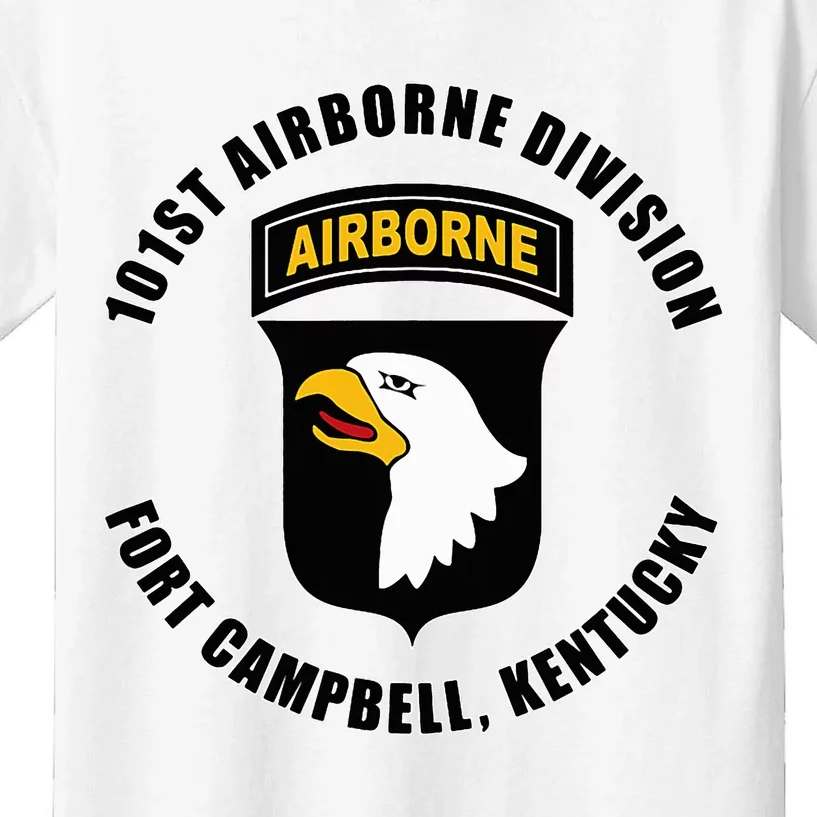 101st Airborne Division Fort Campbell Kentucky Emblem Kids T-Shirt