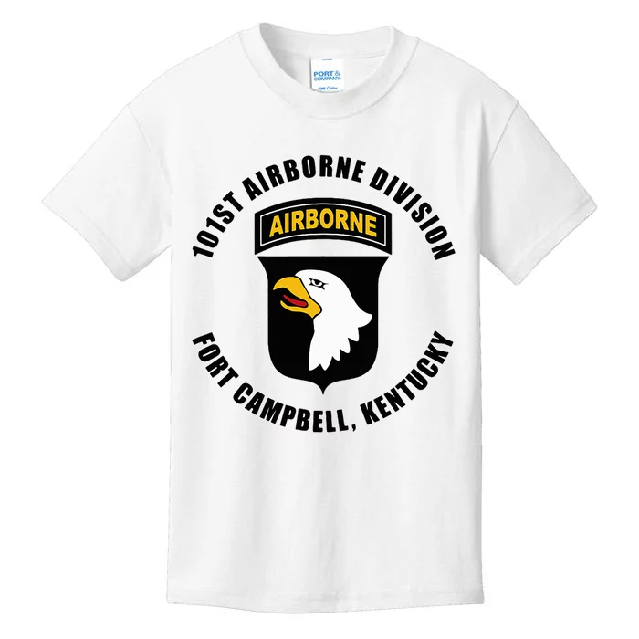 101st Airborne Division Fort Campbell Kentucky Emblem Kids T-Shirt