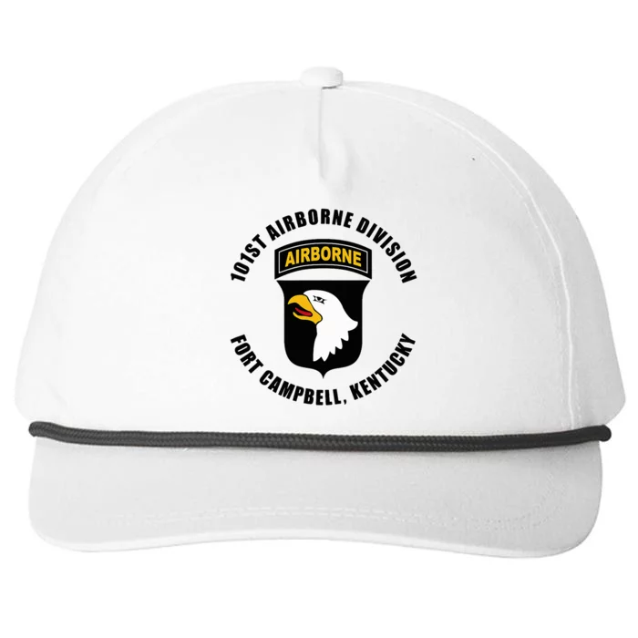 101st Airborne Division Fort Campbell Kentucky Emblem Snapback Five-Panel Rope Hat