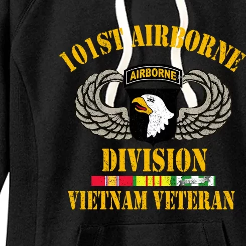 101st Airborne Division Vietnam Veteran Gift Veterans Day Gift Women's Fleece Hoodie