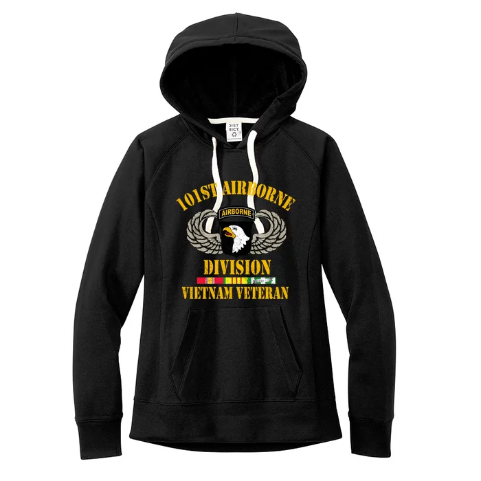 101st Airborne Division Vietnam Veteran Gift Veterans Day Gift Women's Fleece Hoodie