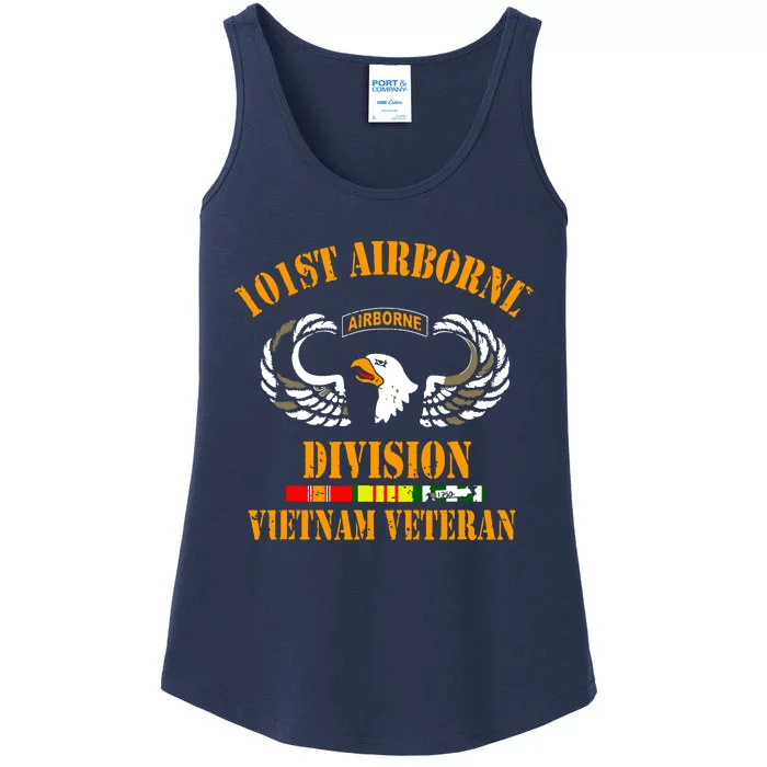 101st Airborne Division Vietnam Veteran, Veterans Day Ladies Essential Tank