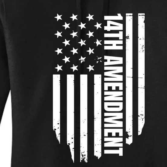 14th Amendment Flag Political America Usa Rights Women's Pullover Hoodie