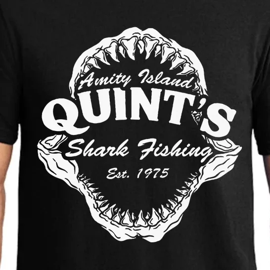 1975 Amity Island QuintS Shark Fishing Pajama Set