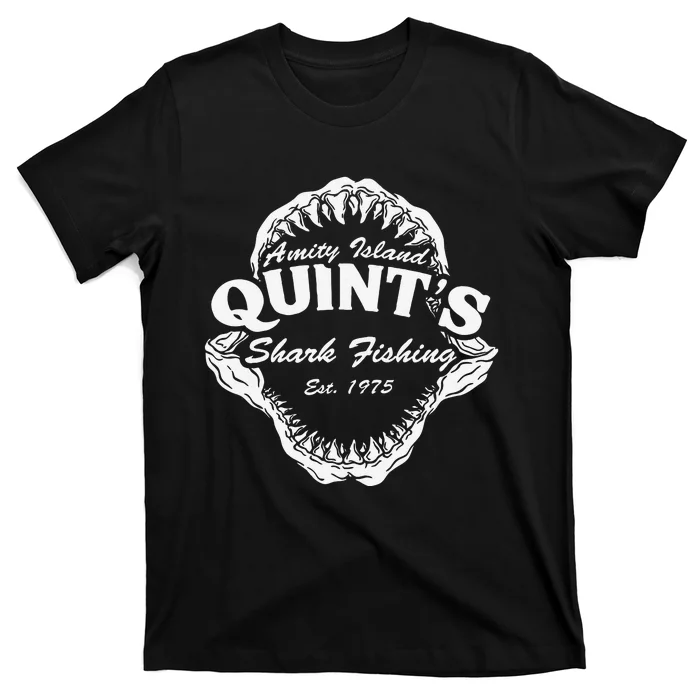 1975 Amity Island Quints Shark Fishing Classic Retro T-Shirt