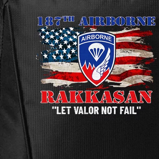 187th Airborne Infantry Regiment Rakkasans Fort Campbell City Backpack