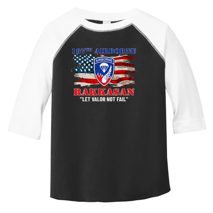 187th Airborne Infantry Regiment Rakkasans Fort Campbell Toddler Fine Jersey T-Shirt