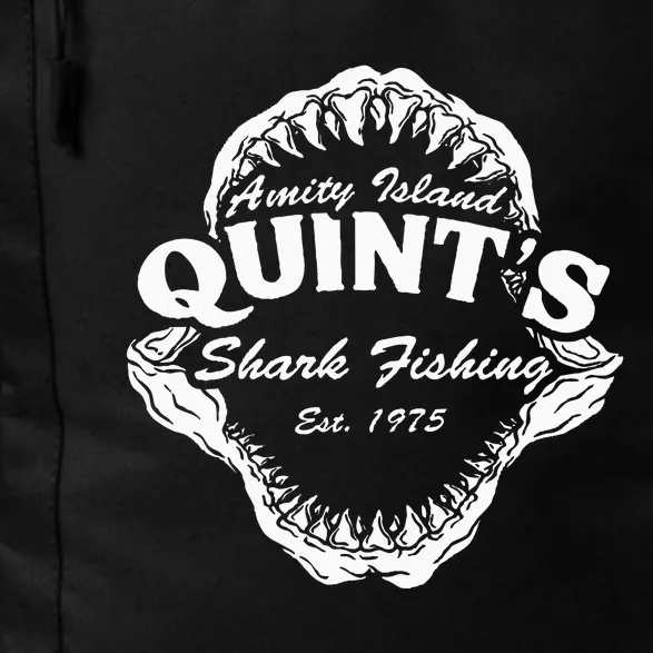 1975 Amity Island Quint's Shark Fishing Classic Retro Daily Commute Backpack