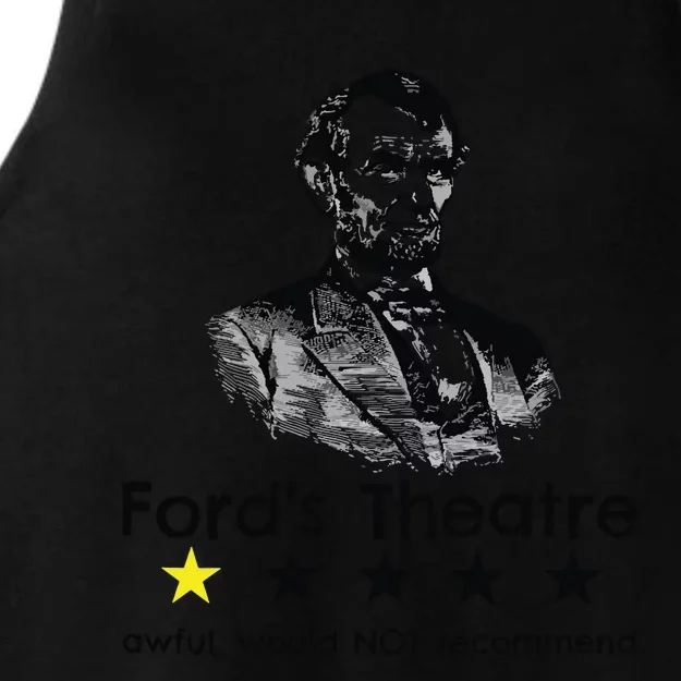 1star Abraham Lincoln Fords Theater Would Not Recommend Ladies Tri-Blend Wicking Tank