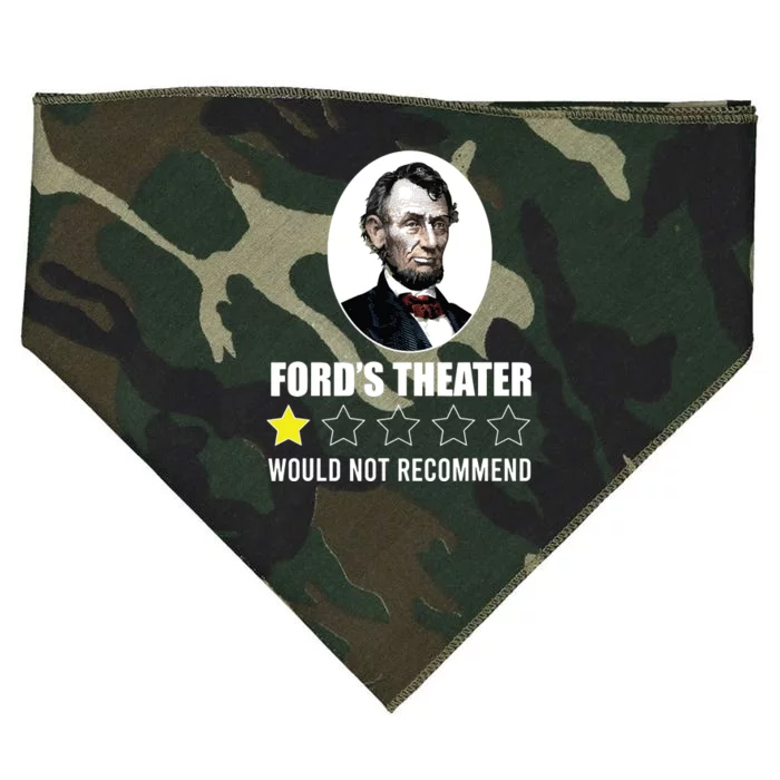 1star Abraham Lincoln Fords Theater Would Not Recommend USA-Made Doggie Bandana