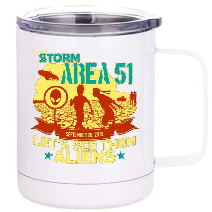 1st Annual Storm Area 51 Front & Back 12oz Stainless Steel Tumbler Cup