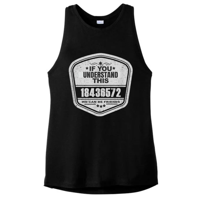 18436572 Awesome V8 Firing Order Car Enthusiast Ladies Tri-Blend Wicking Tank